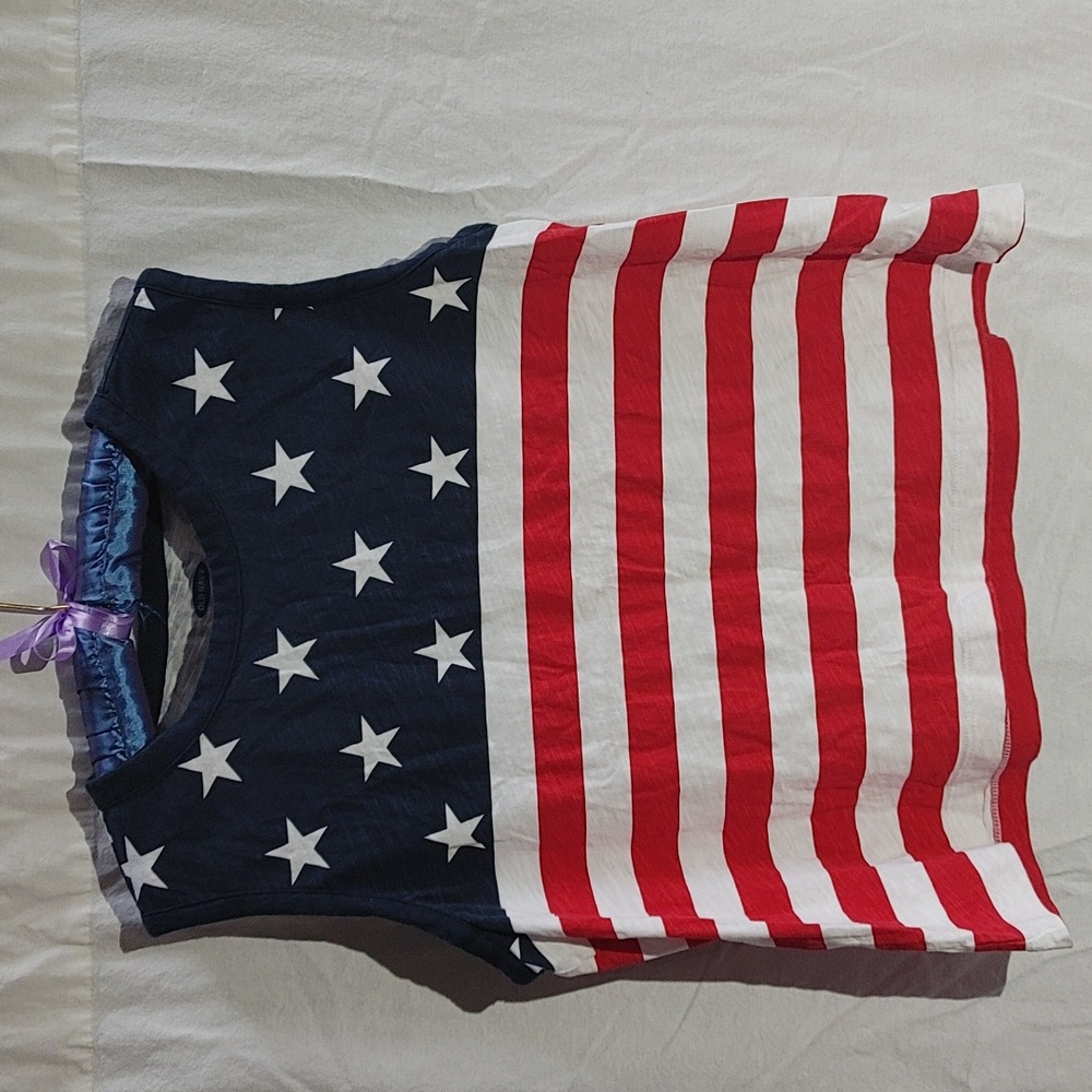 LAST CHANCE Old Navy Flag Top